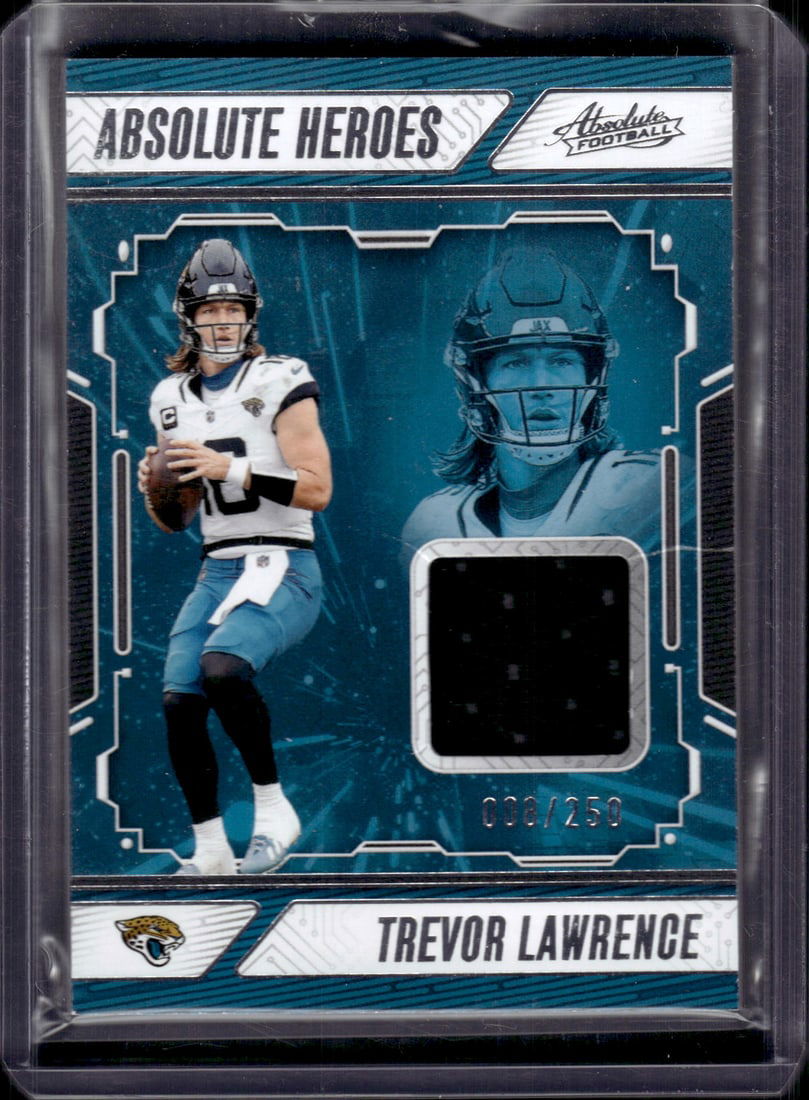 Trevor Lawrence Absolute Heroes Patch /250 2024 Panini Absolute #AHM-TLE (1 of 2)