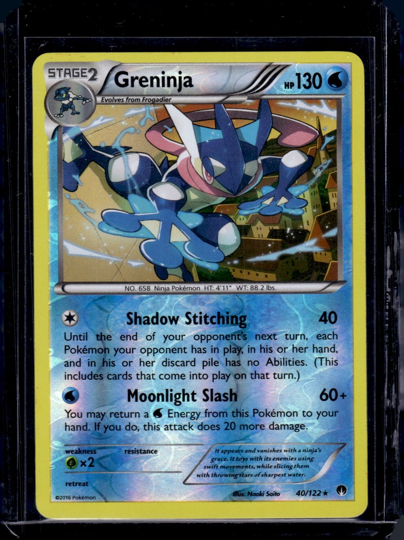 2016 Pokemon Breakpoint Greninja Reverse Holo 40/122 (1 of 2)