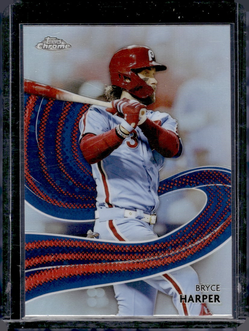 Bryce Harper Strokes 2024 Topps Chrome #S-6 (1 of 2)