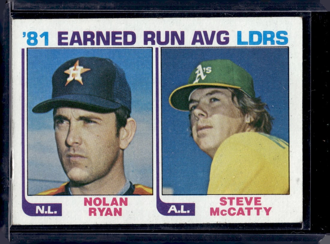 81 Era Leaders Nolan Ryan 1982 Topps #167: 81 Era Leaders Nolan Ryan 1982 Topps #167