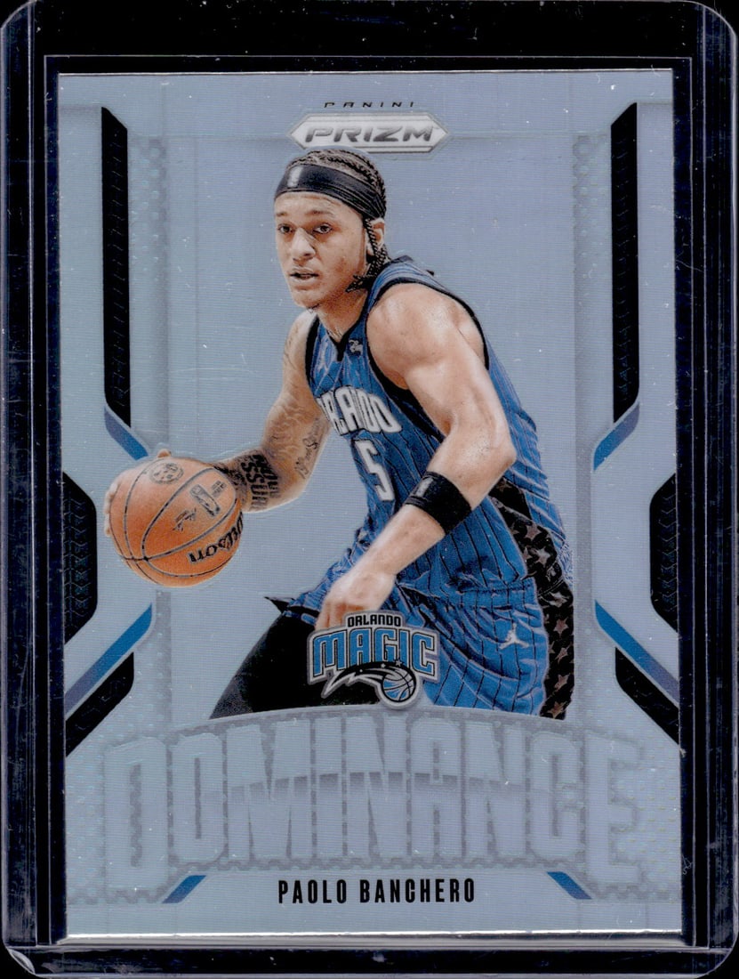 Paolo Banchero Dominance Silver Prizm 2024-25 Panini Prizm #19: Paolo Banchero Dominance Silver Prizm 2024-25 Panini Prizm #19