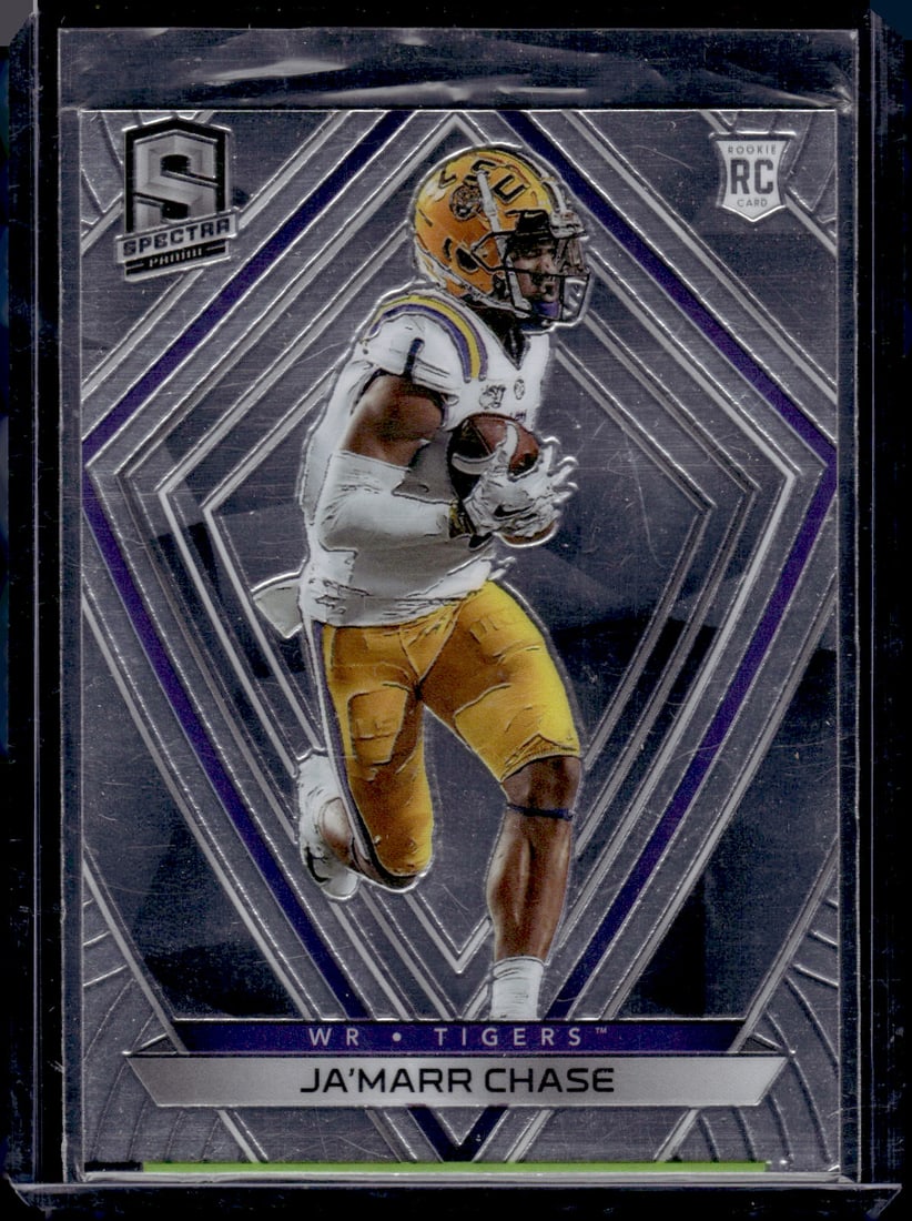 Ja'Marr Chase RC 2021 Panini Chronicles Spectra Draft Picks #283 (1 of 2)