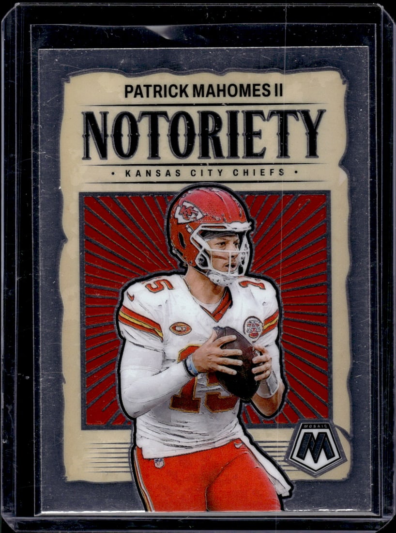 Patrick Mahomes Notoriety 2024 Panini Mosaic #1: Patrick Mahomes Notoriety 2024 Panini Mosaic #1
