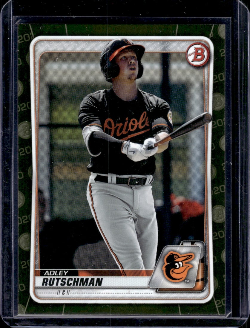 Adley Rutschman Camo Prospects 2020 Bowman #BP-50: Adley Rutschman Camo Prospects 2020 Bowman #BP-50