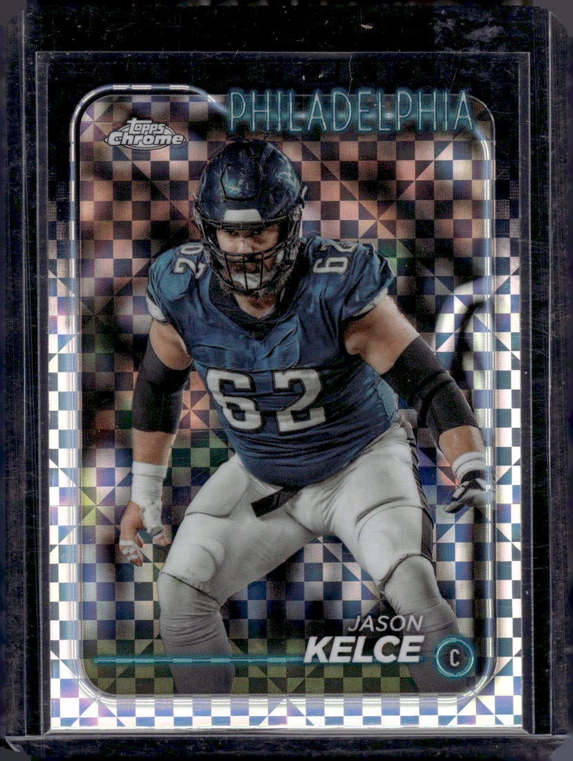 Jason Kelce Xfractor 2024 Topps Chrome #160 (1 of 2)