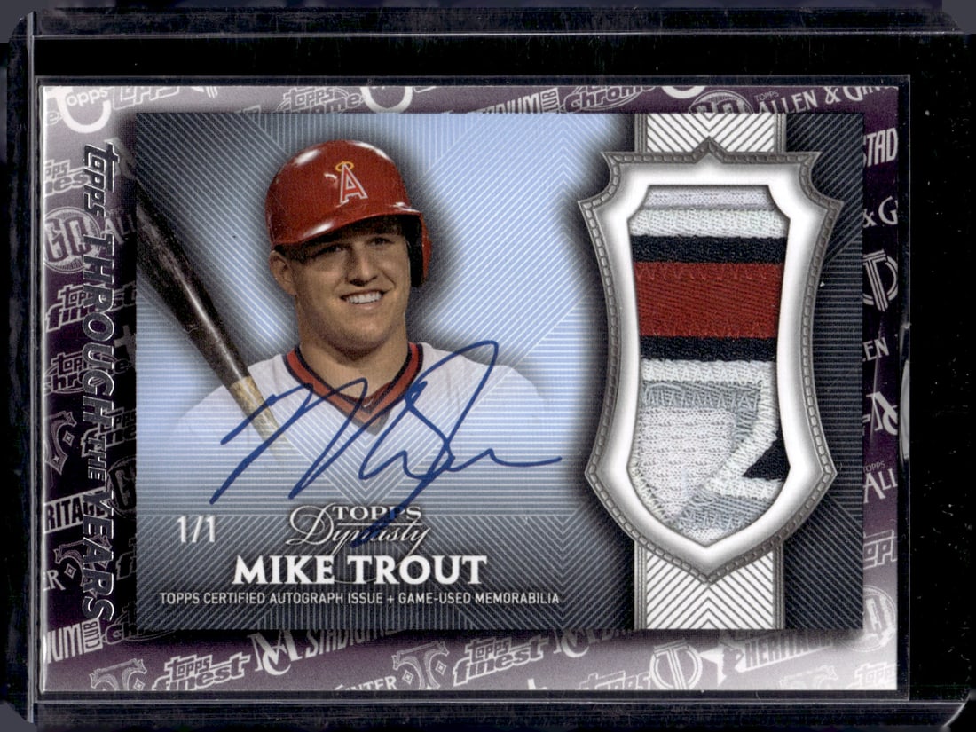 Mike Trout Through the Years Reprint 2021 Topps #TTY-9: Mike Trout Through the Years Reprint 2021 Topps #TTY-9