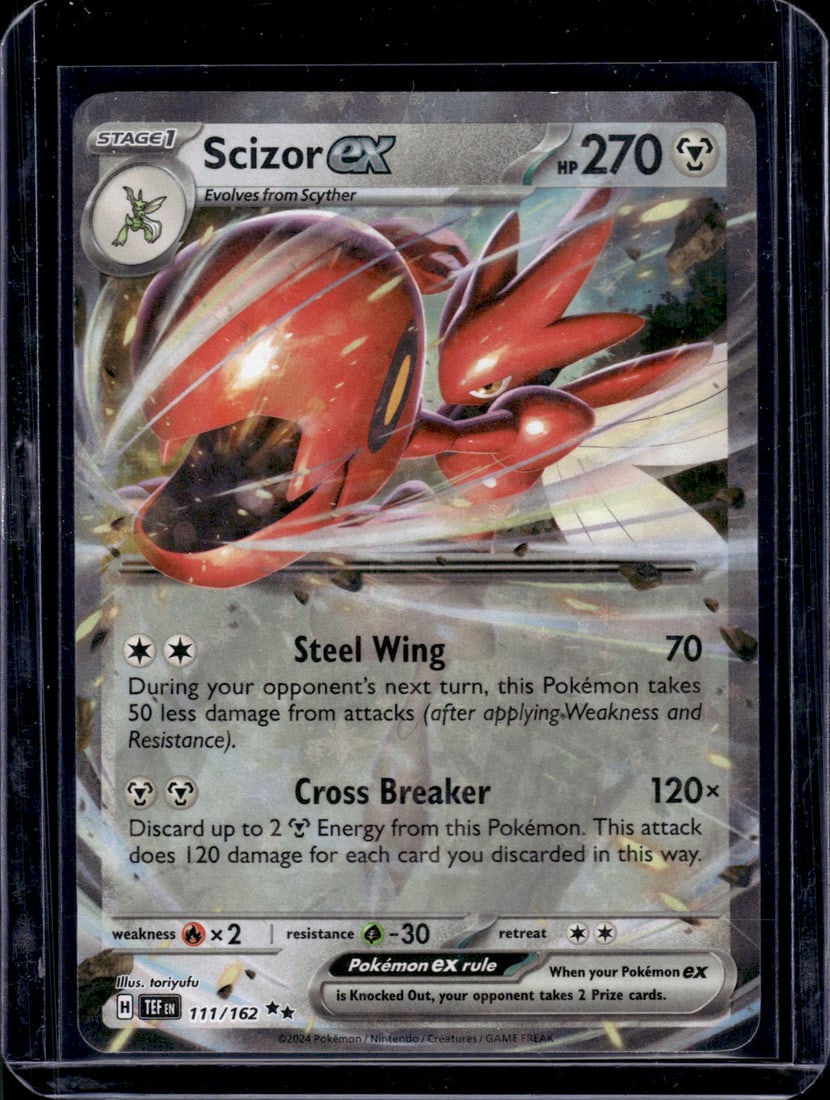 2024 Pokemon Temperal Forces Scizor EX 111/162 (1 of 2)