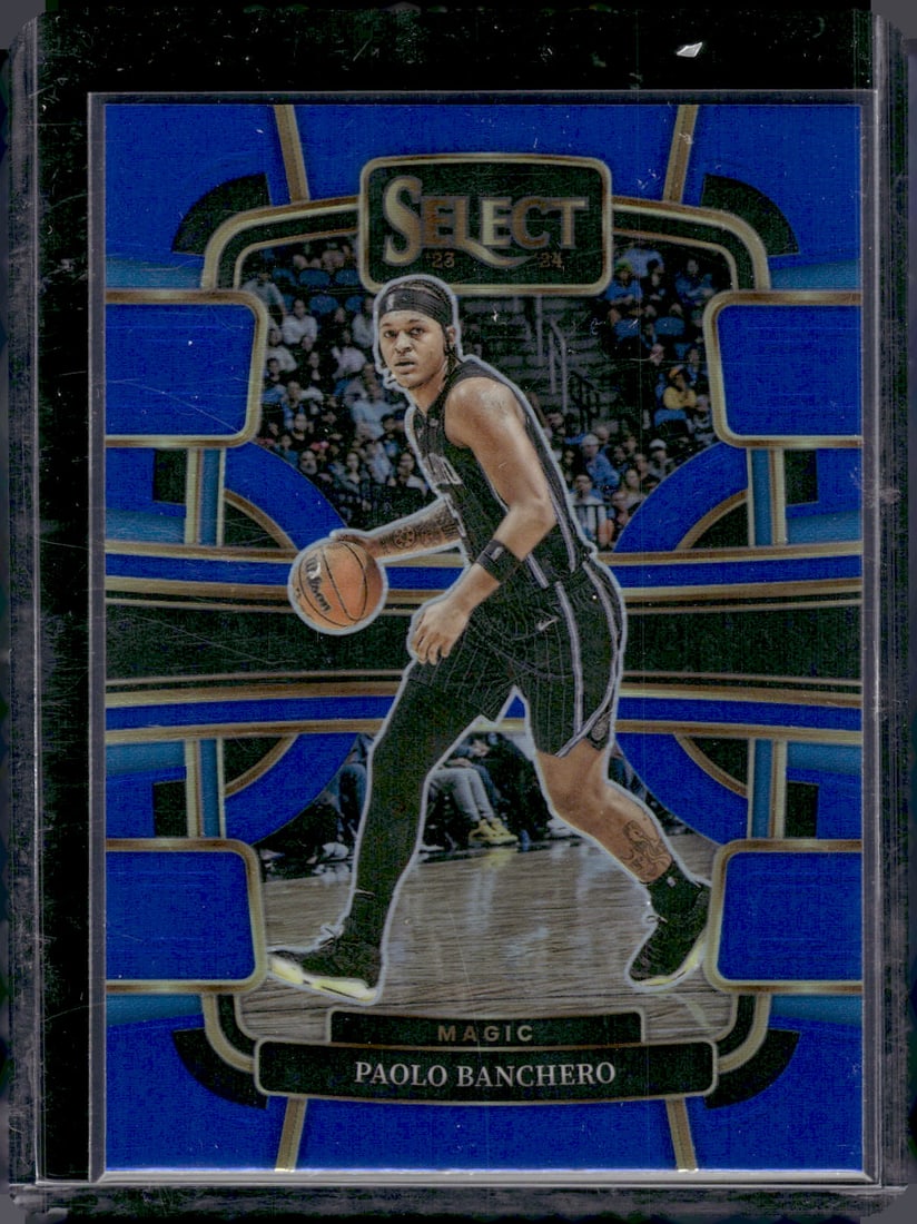 Paolo Banchero Blue Prizm 2023-24 Panini Select #31: Paolo Banchero Blue Prizm 2023-24 Panini Select #31