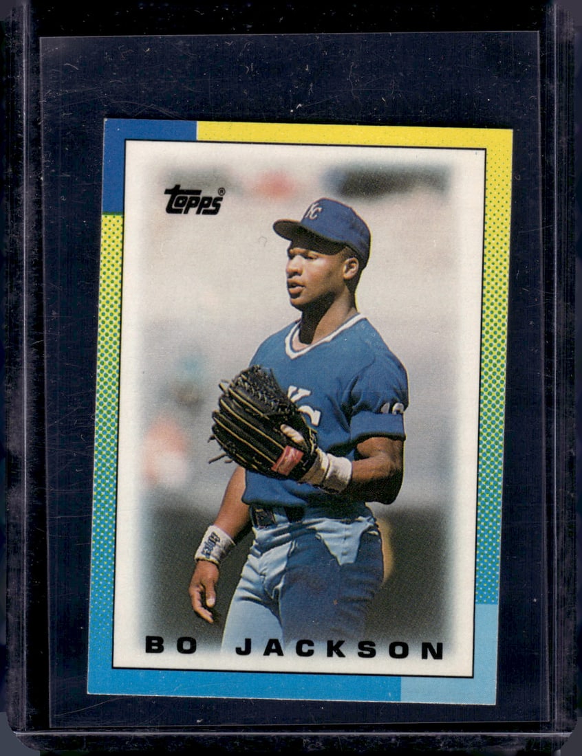 Bo Jackson Mini 1990 Topps #16 Baseball Card: Bo Jackson Mini 1990 Topps #16 Baseball Card