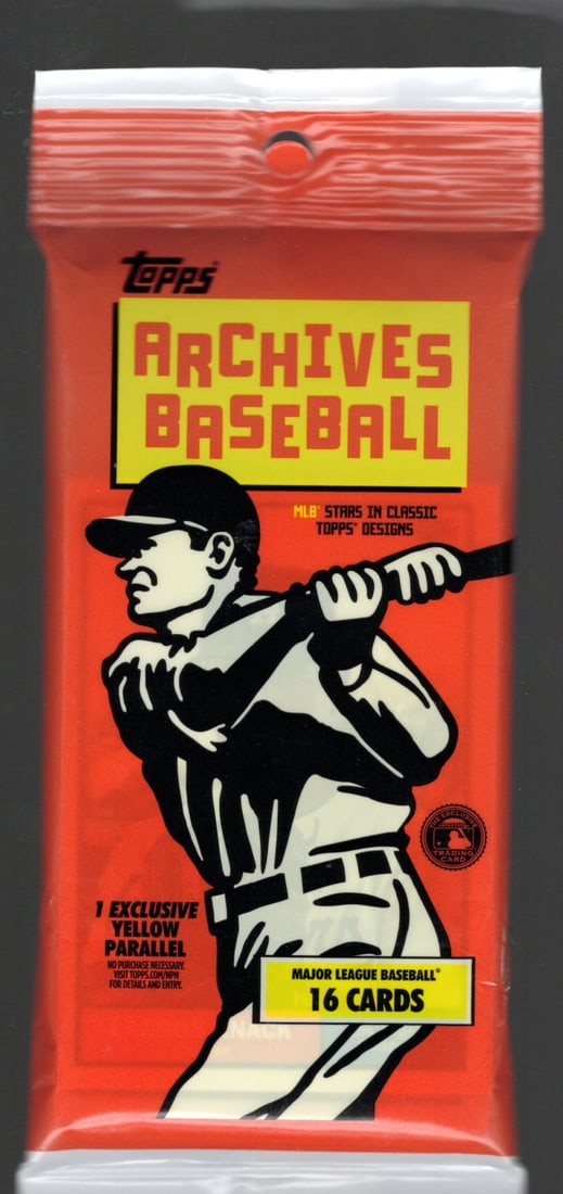 2024 Topps Archives Baseball Card Factory Sealed Hanger Pack (1 of 1)