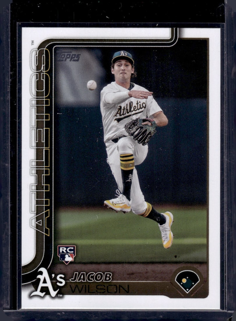 Jacob Wilson RC 2025 Topps Series One #314 Baseball Card (1 of 2)