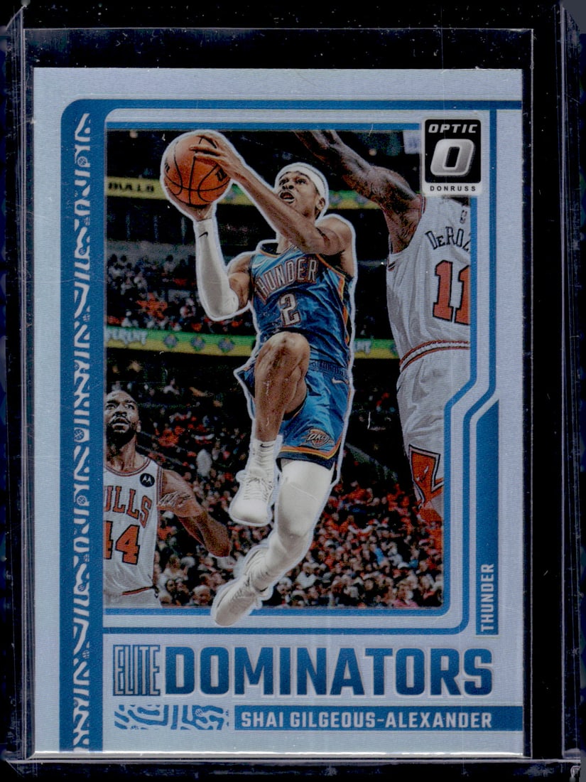 Shai Gilgeous-Alexander Elite Dominators Holo Prizm 2023-24 Donruss Optic #1 Basketball Card (1 of 2)