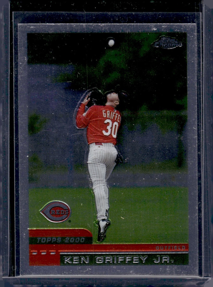Ken Griffey Jr. 2000 Topps Chrome #400 Sports Cards Baseball Cards Hall of Fame: Ken Griffey Jr. 2000 Topps Chrome #400