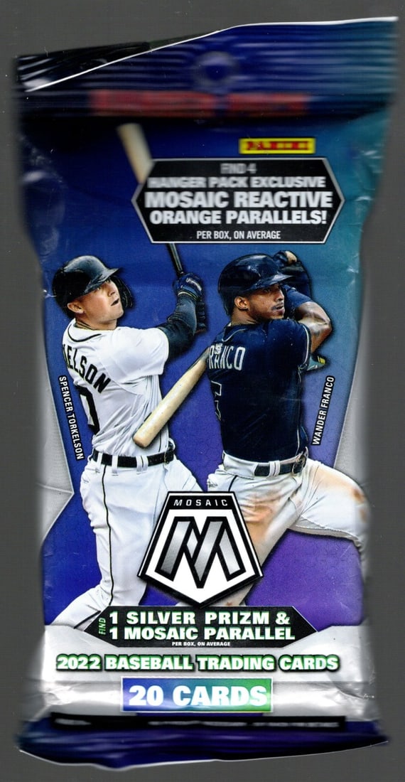 2022 Panini Mosaic Baseball Card Hanger Value Pack Sports Cards, Rookie Cards, Trading Cards (1 of 1)