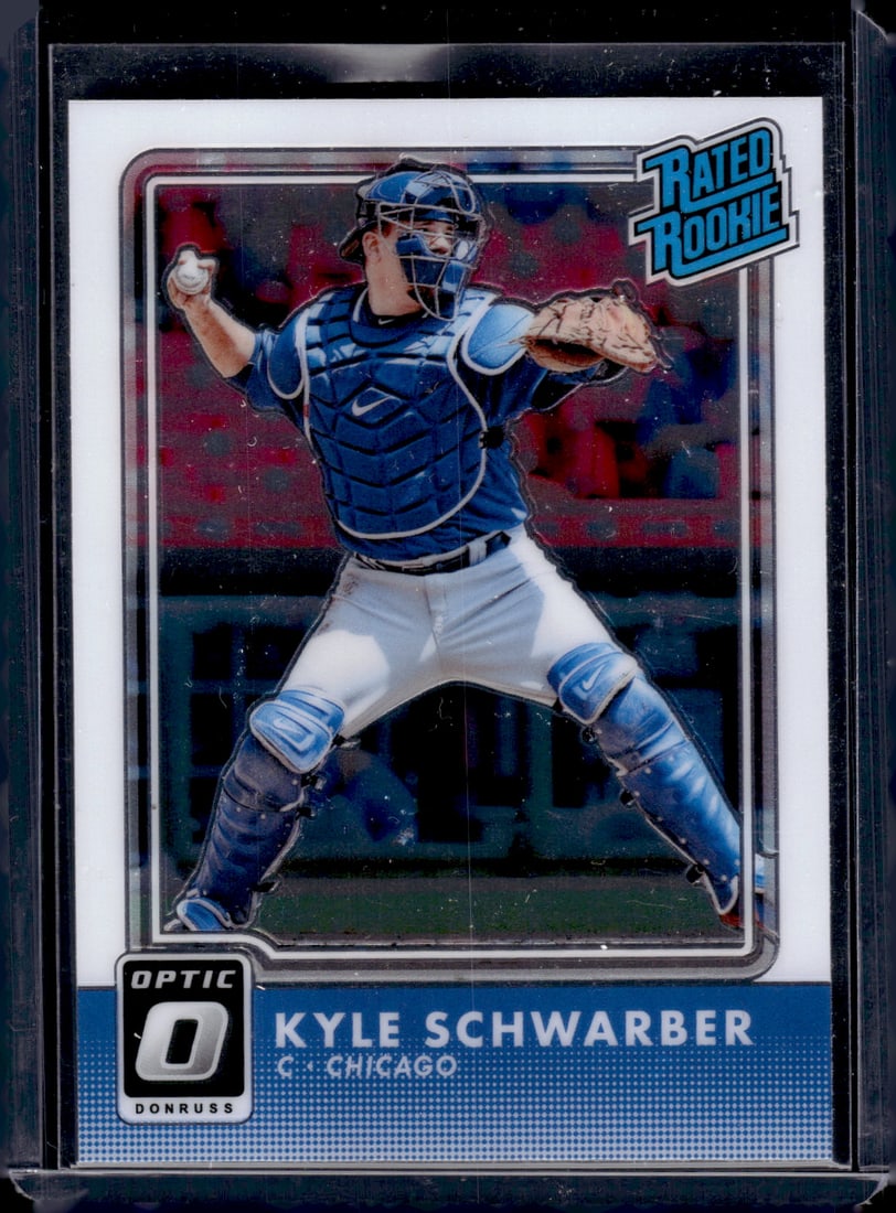 Kyle Schwarber RC 2016 Donruss Optic Baseball Cards, Sports Cards, Rookie Cards, MLB (1 of 2)
