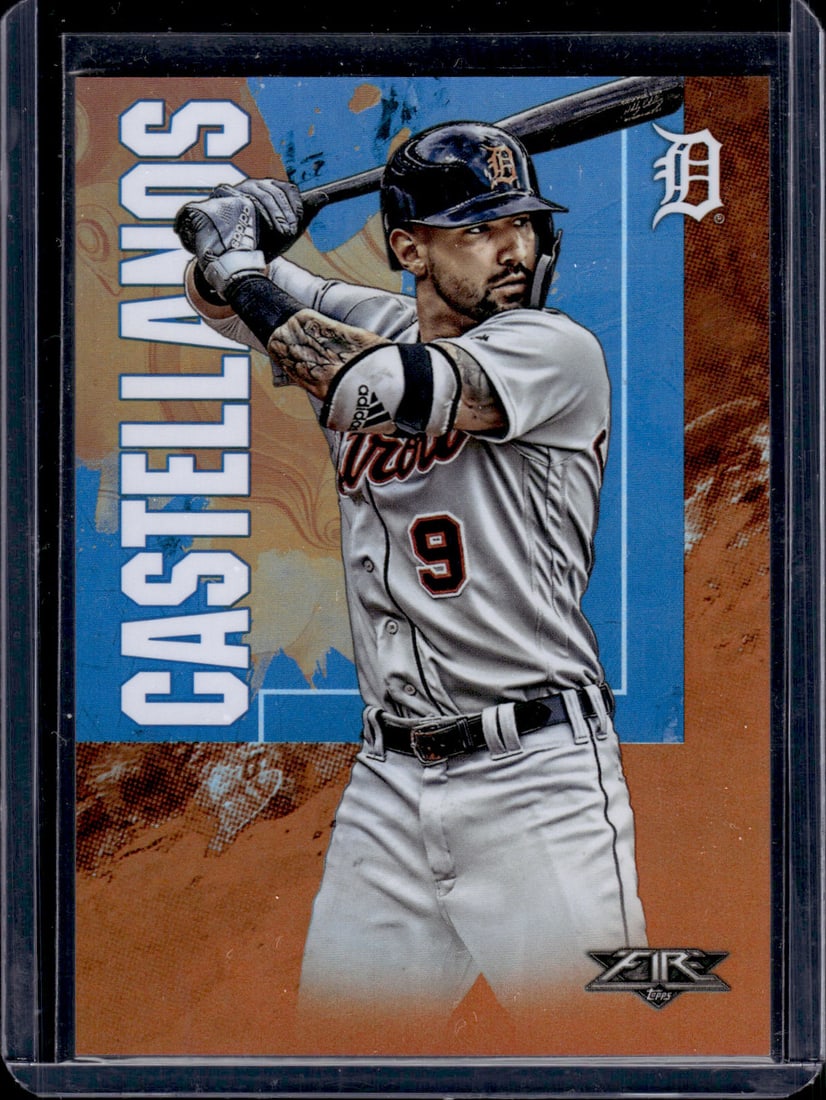 Nick Castellanos Orange /299 2019 Topps Fire #149 Baseball Card,s Trading Cards, MLB (1 of 2)