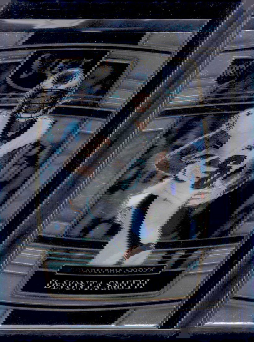 DeVonta Smith RC 2021 Panini Select #49 sports cards trading cards philadelphia eagles super bowl (1 of 2)