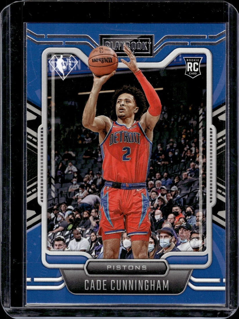 Cade Cunningham RC 2021-22 Panini Chronicles Playbook #279 (1 of 2)