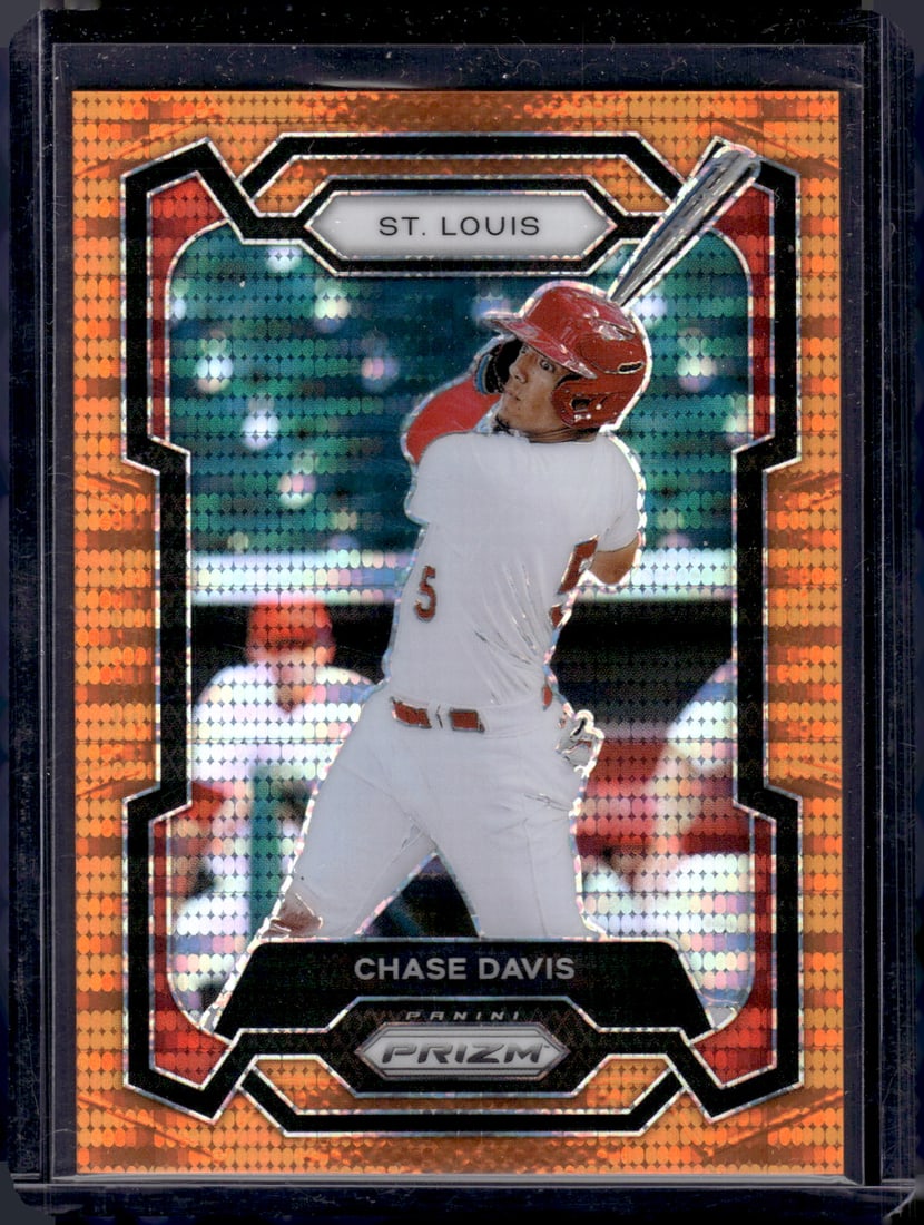 Chase Davis Orange Pulsar Prizm /399 2024 Panini Prizm #186: Chase Davis Orange Pulsar Prizm /399 2024 Panini Prizm #186