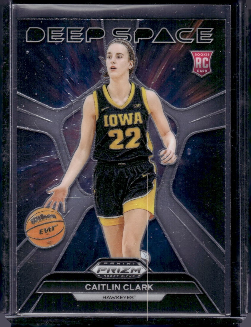 Caitlin Clark Deep Space RC 2024 Panini Prizm Draft Picks #8 Basketball Card: Caitlin Clark Deep Space RC 2024 Panini Prizm Draft Picks #8 Basketball Card