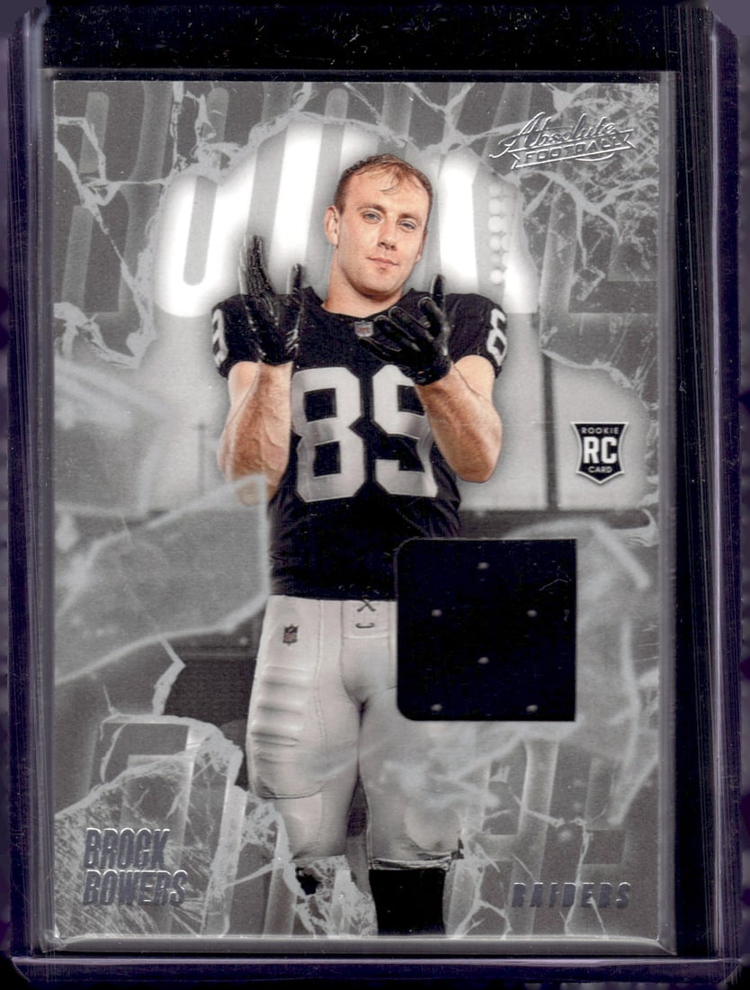 Brock Bowers RC Patch 2024 Panini Absolute #RF-BBS (1 of 2)