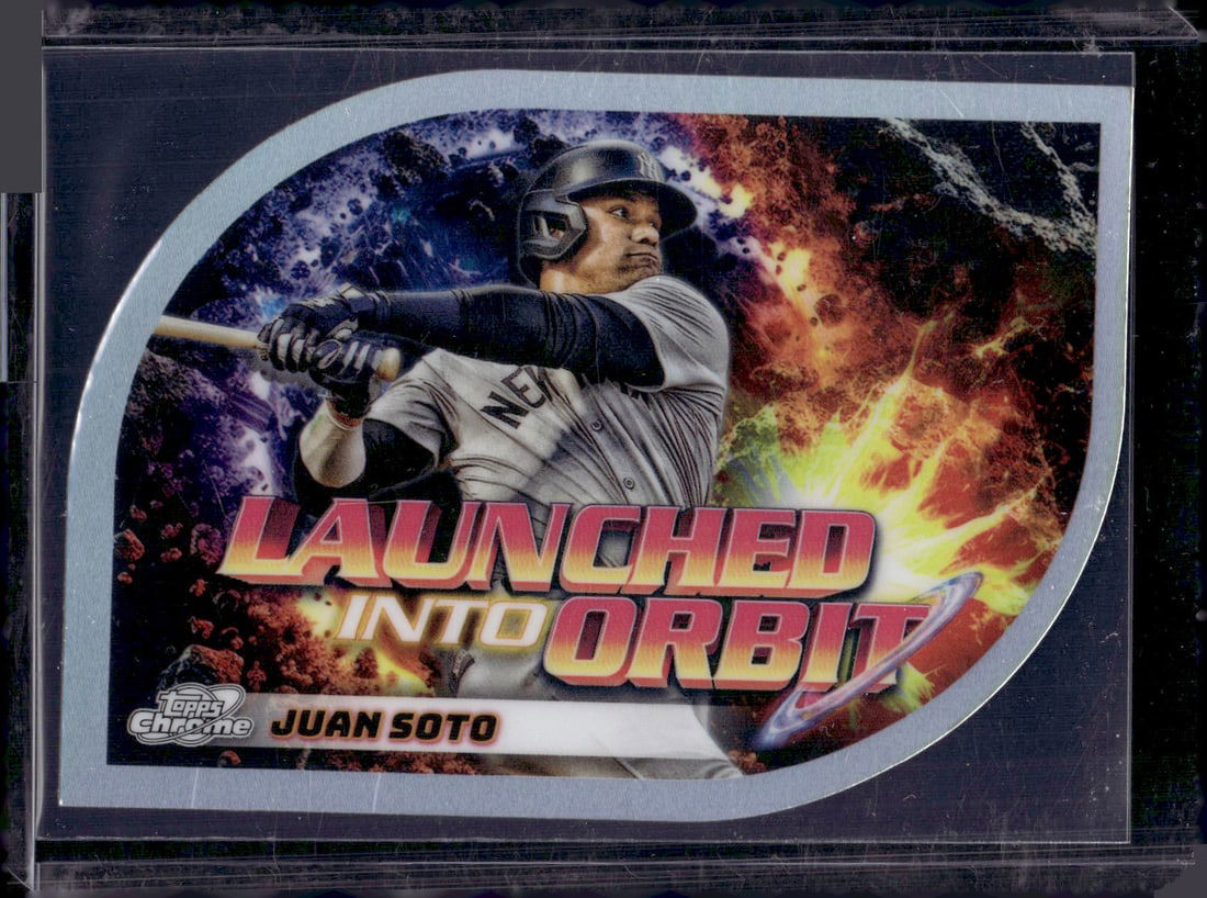 Juan Soto Launced Into Orbit Die Cut Refractor 2024 Topps Chrome Cosmic #LIO-22 (1 of 2)