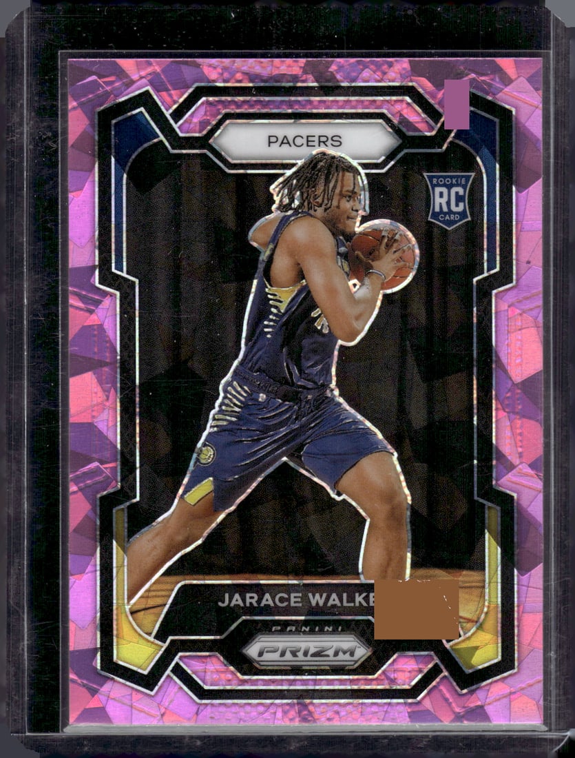 Jarace Walker Pink Cracked Ice RC 2023-24 Panini Prizm #168: Jarace Walker Pink Cracked Ice RC 2023-24 Panini Prizm #168
