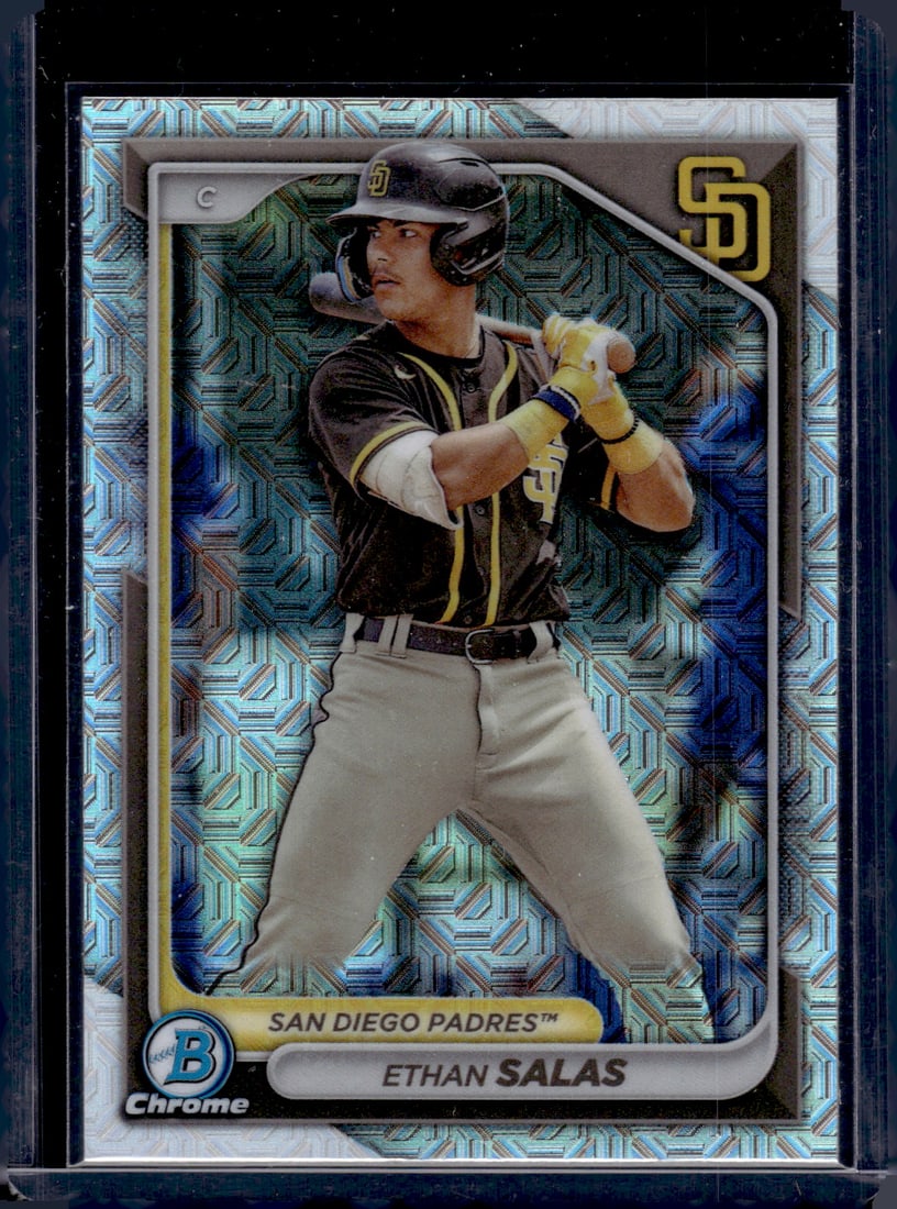 Ethan Salas Mojo Refractor Prospects 2024 Bowman Chrome #BCP-102: Ethan Salas Mojo Refractor Prospects 2024 Bowman Chrome #BCP-102