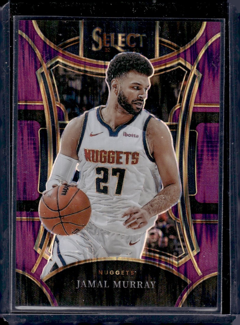 Jamal Murray Purple Flash Prizm /175 2023-24 Panini Select #366 (1 of 2)