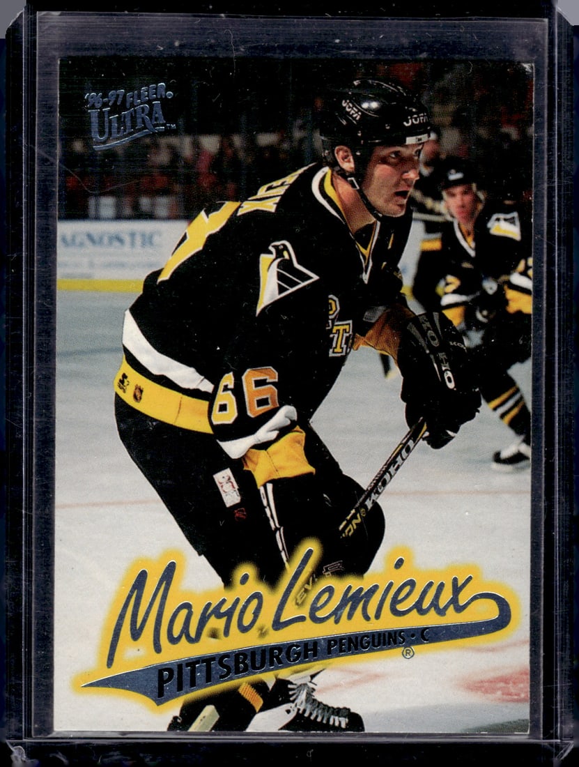 Mario Lemieux 1996-97 Fleer Ultra #143 Hockey Card Sports Card: Mario Lemieux 1996-97 Fleer Ultra #143 Hockey Card Sports Card