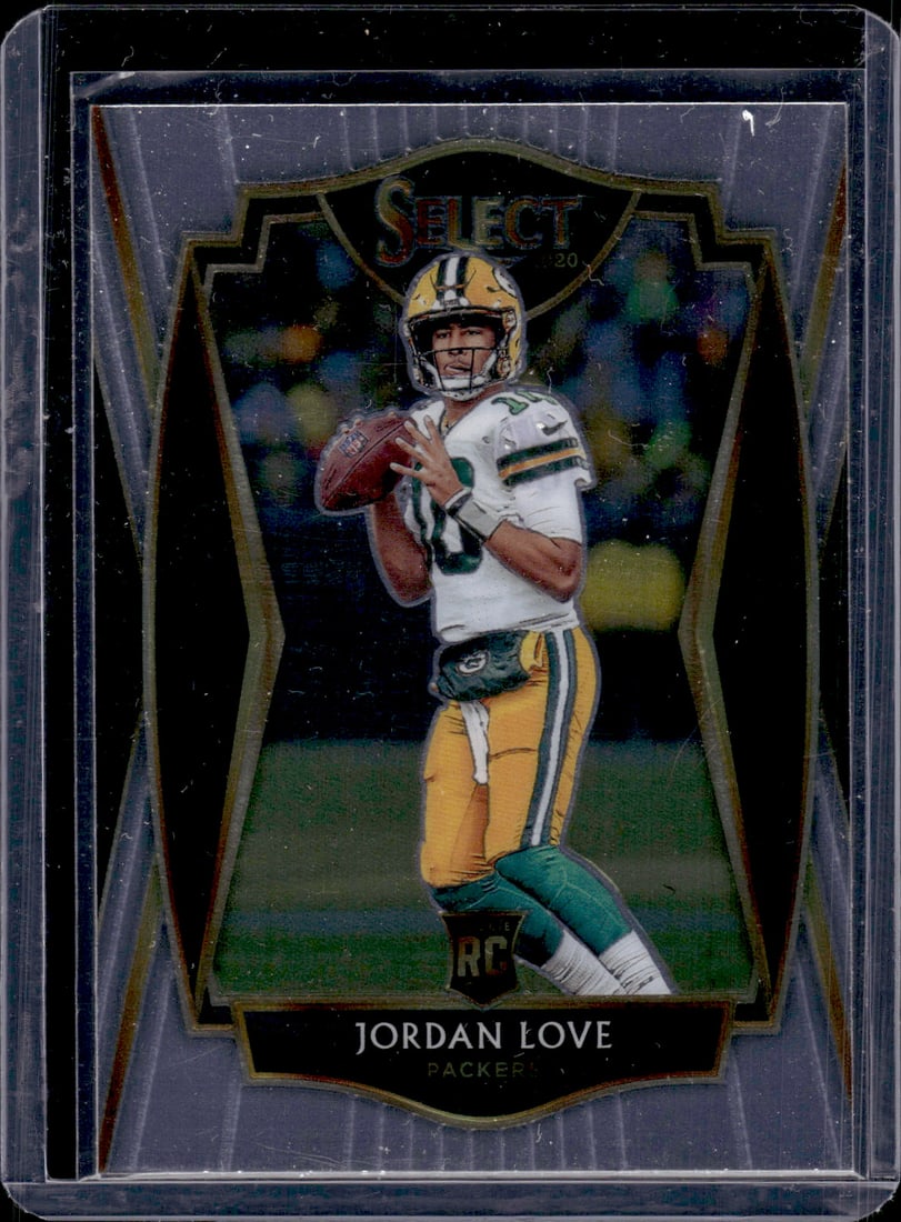 Jordan Love RC 2020 Panini Select #147 Football Card (1 of 2)