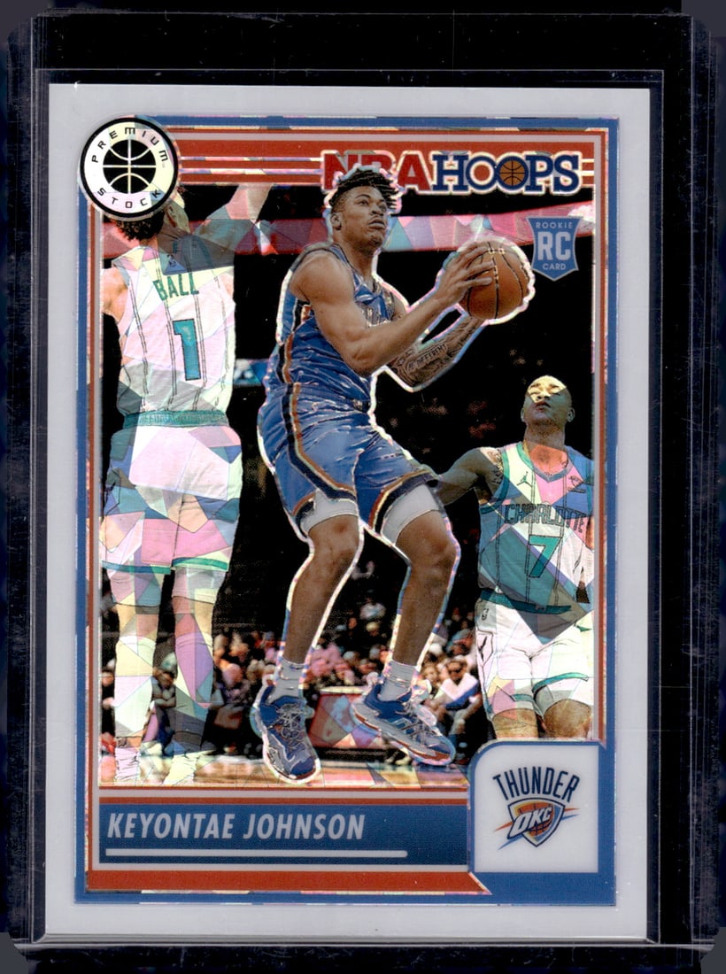 Keyontae Johnson White Cracked Ice RC /25 2023-24 Panini Premium Stock #170: Keyontae Johnson White Cracked Ice RC /25 2023-24 Panini Premium Stock #170