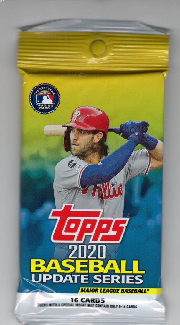 2020 Topps Baseball Update Series Value pack Baseball Card Sports Card (1 of 1)
