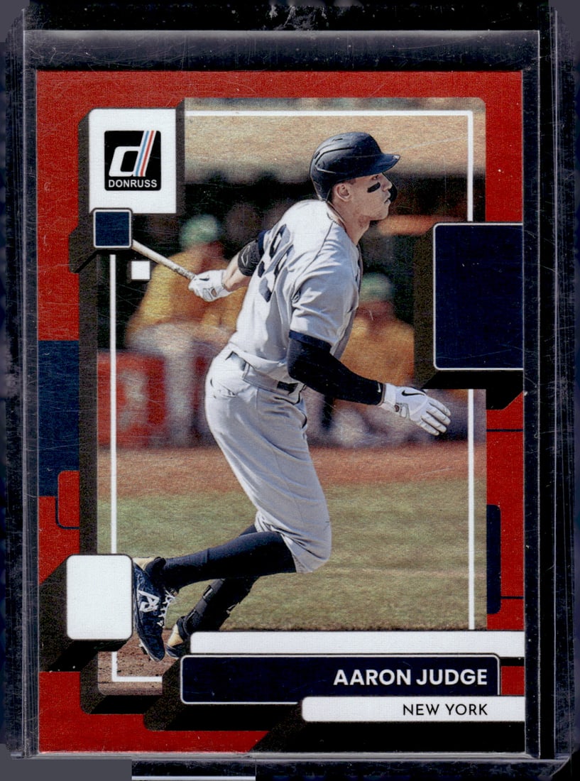 Aaron Judge Red Foil 2022 Panini Donruss #173 Baseball Cards, Sports Cards, New York Yankees (1 of 2)