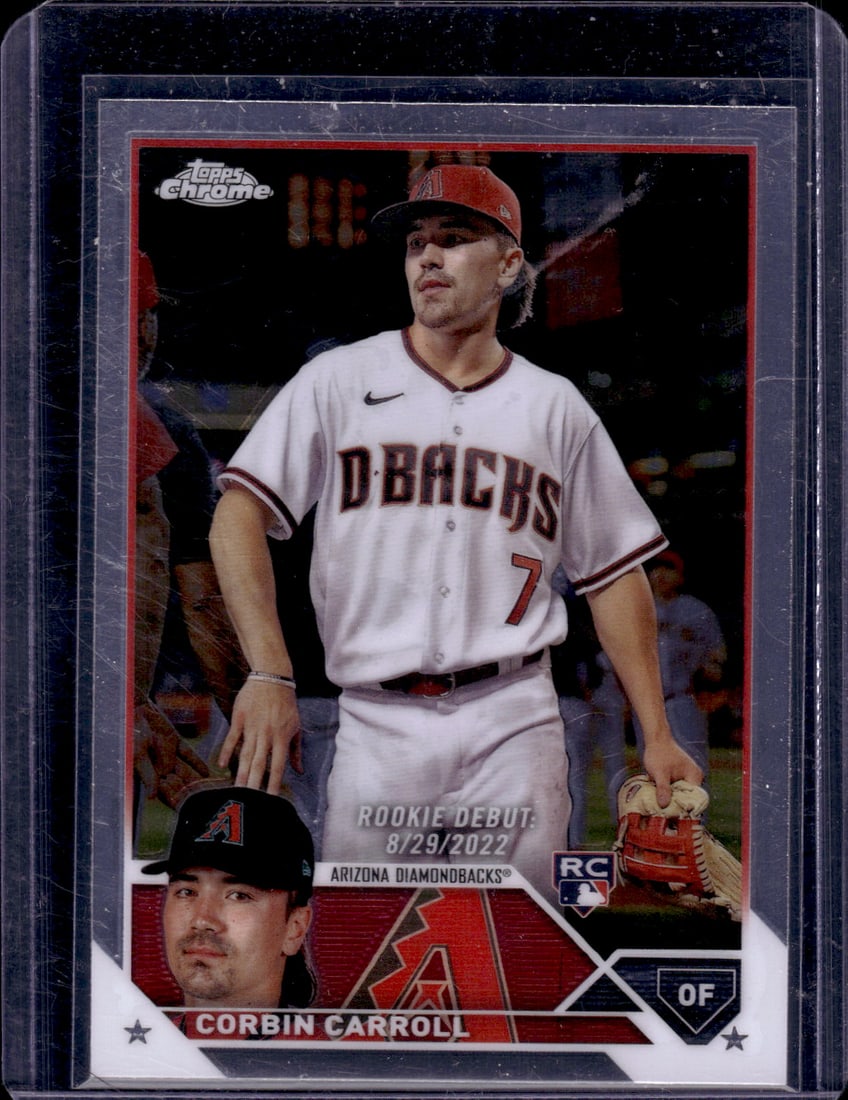 2023 Topps Chrome Rookie Debut Corbin Carroll Baseball Card #USC220, Rookie Card, Sports Cards (1 of 2)