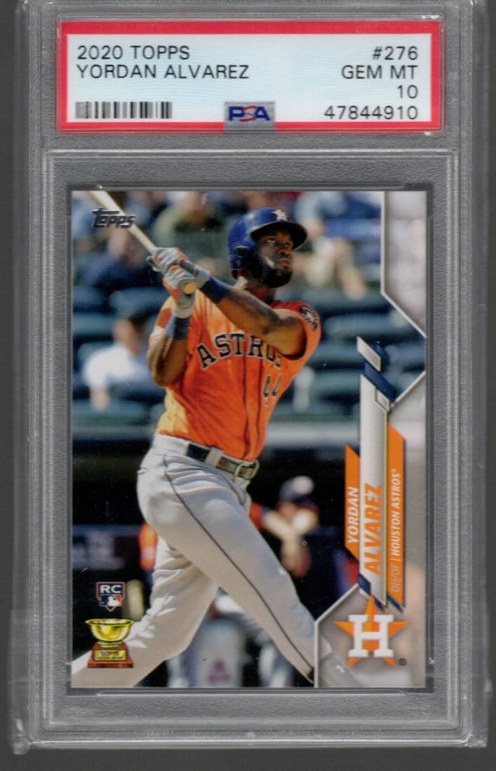 Yordan Alvarez RC 2020 Topps #276 PSA 10 Baseball Cards, Sports Cards, PSA Graded Cards (1 of 2)