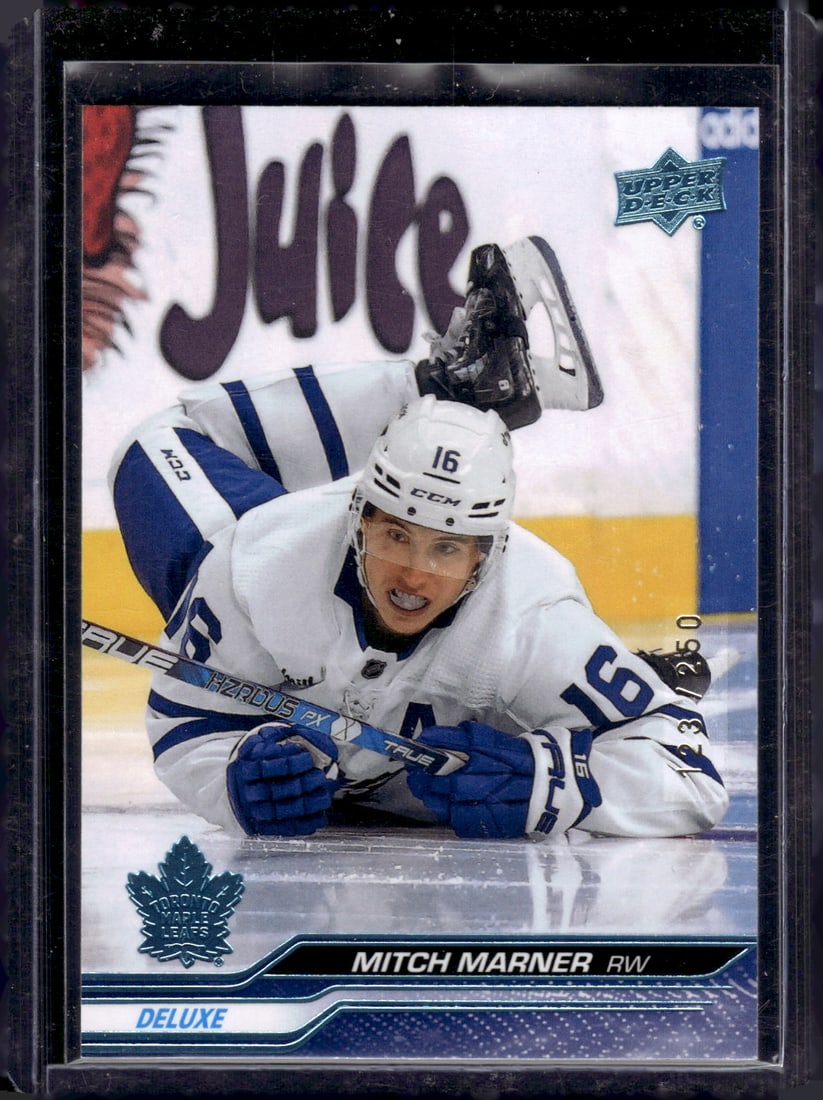 Mitch Marner Deluxe /250 2023-24 Upper Deck #418 Hockey Card (1 of 2)