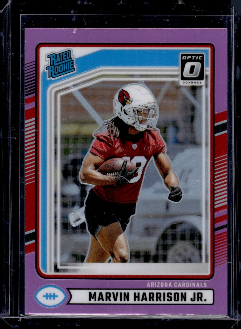 Marvin Harrison Jr. Pink Prizm RC 2024 Donruss Optic Preview #393 Football Card: Marvin Harrison Jr. Pink Prizm RC 2024 Donruss Optic Preview #393 Football Card