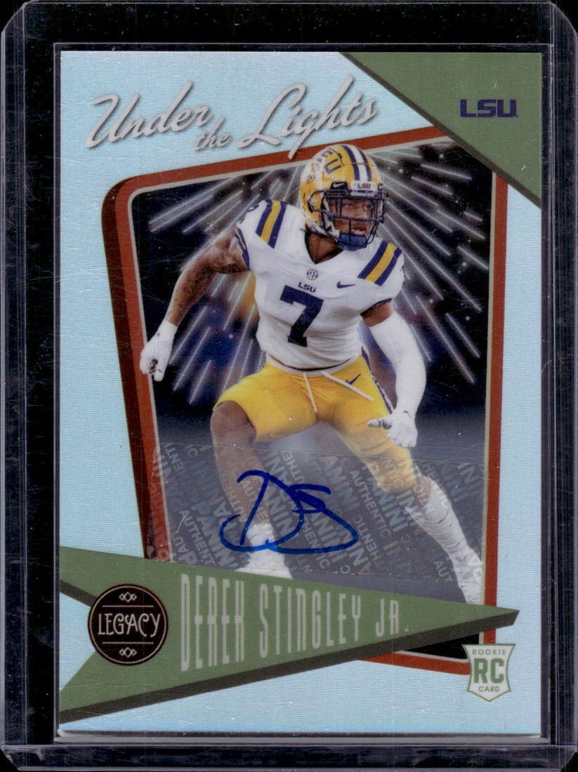 Derek Stingley Jr. Silver Prizm RC Auto 2022 Panini Legacy #UL-19 Football Cards, Sports Cards (1 of 2)