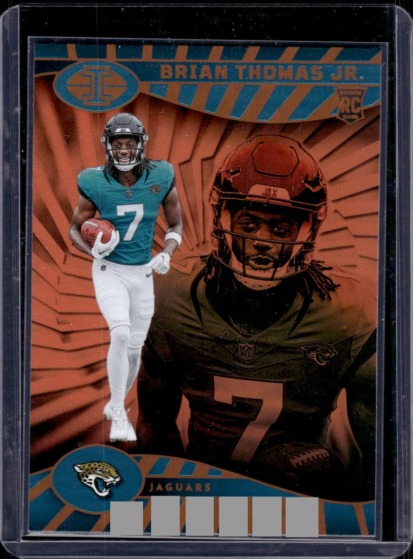 Brian Thomas Jr. Orange RC 2024 Panini Illusions #41: Brian Thomas Jr. Orange RC 2024 Panini Illusions #41