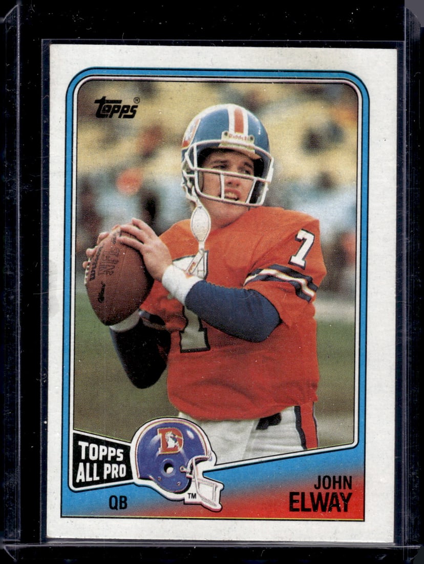 Lot of 5 John Elway (All Different) Late 1980s & Early 1990s Football Cards See Pictures (1 of 5)