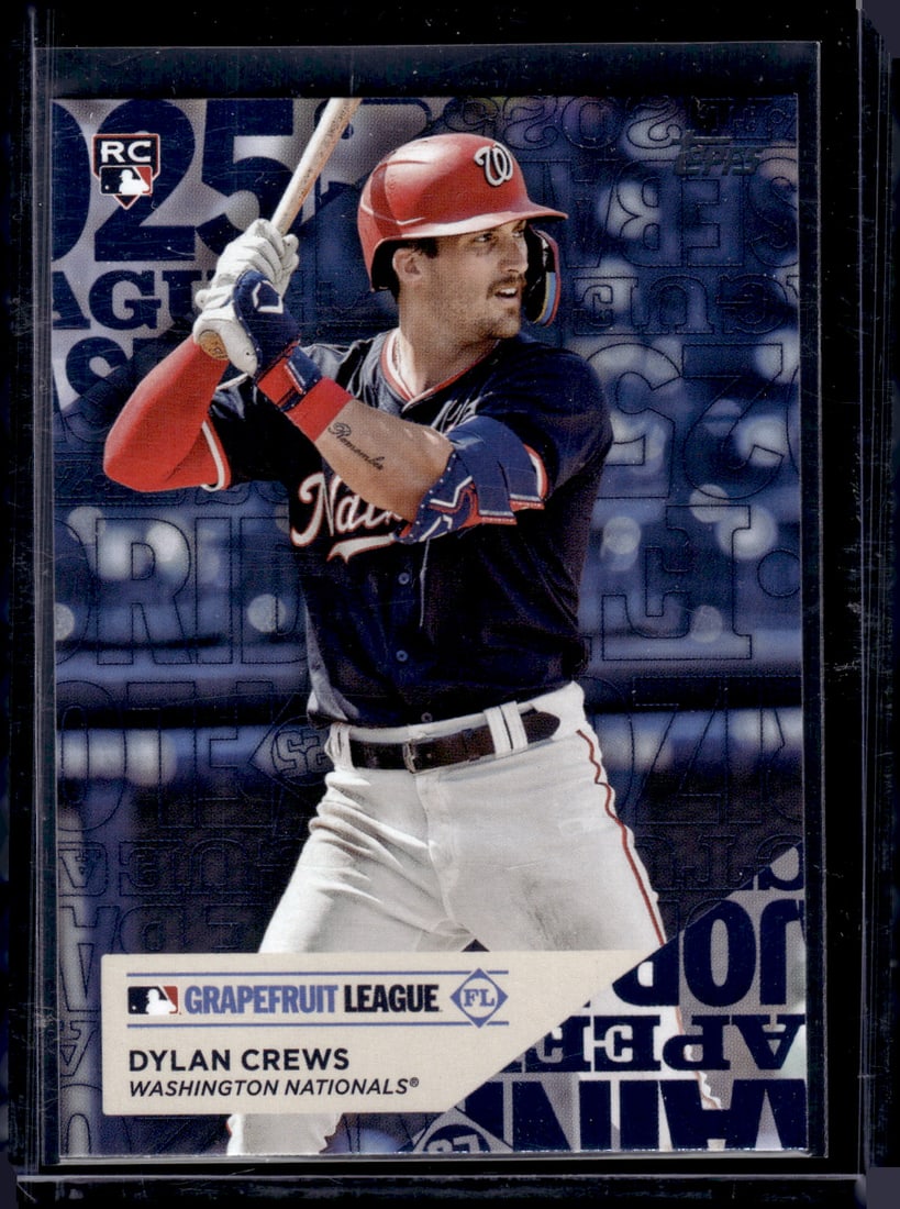 Dylan Crews Training Grounds RC 2025 Topps #TG-20: Dylan Crews Training Grounds RC 2025 Topps #TG-20