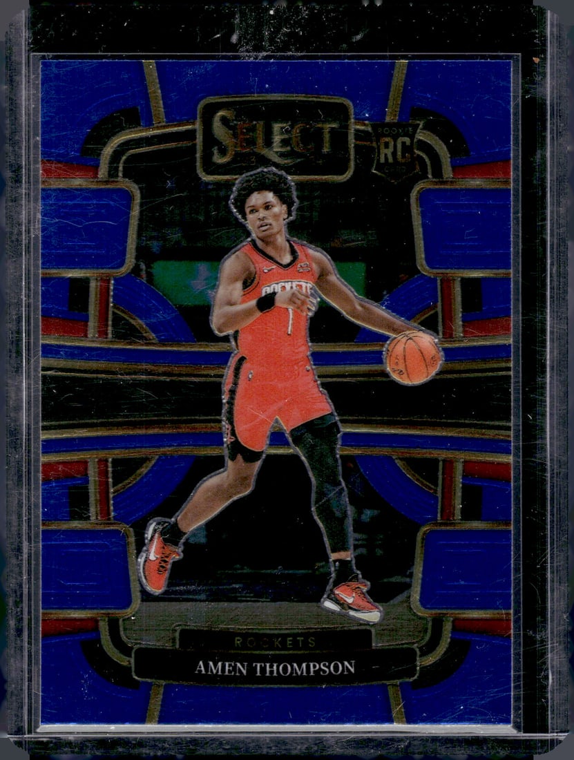 Amen Thompson RC 2023-24 Panini Select #96, Basketball Cards, Rookie Card, NBA Trading Cards: Amen Thompson RC 2023-24 Panini Select #96, Houston Rockets, Houston Rockets Player Cards