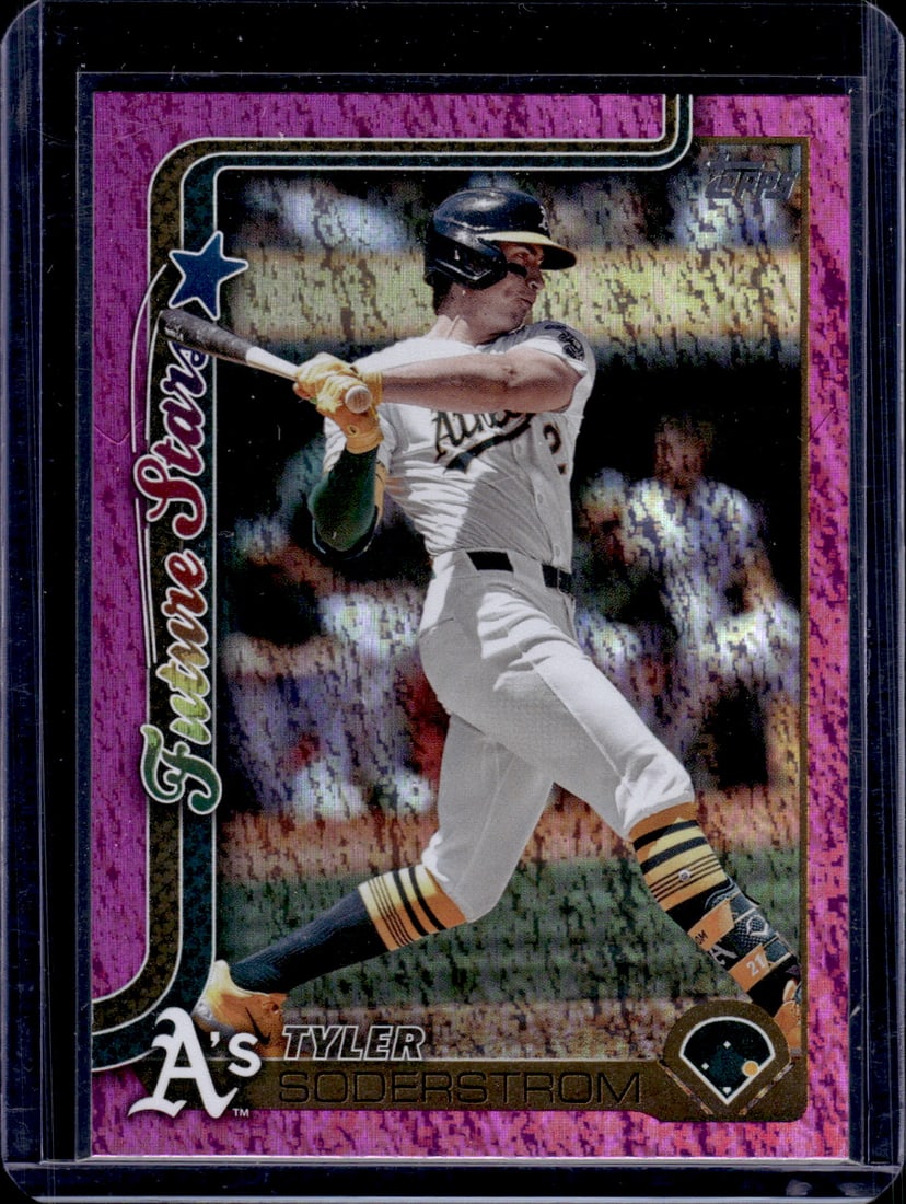 Tyler Soderstrom Future Stars Pink Sandglitter 2025 Topps #72, Baseball Cards, MLB Trading Cards (1 of 2)