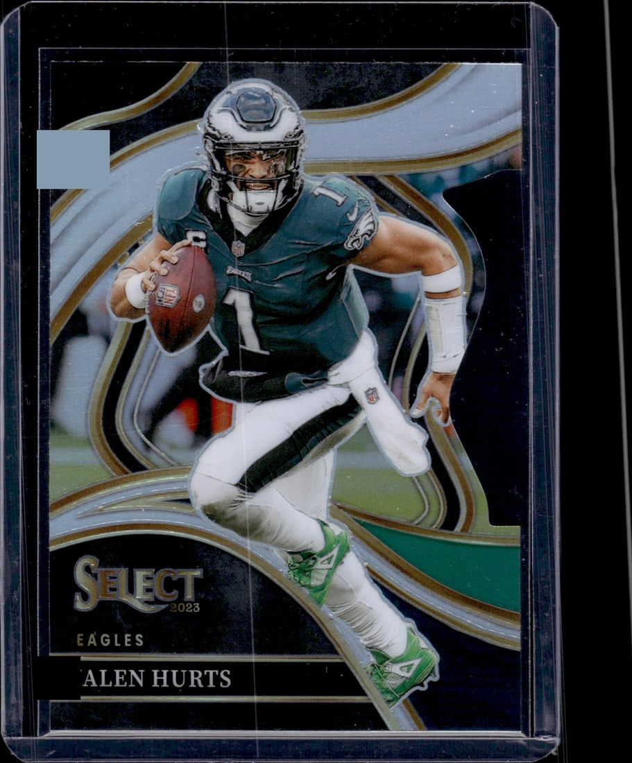 Jalen Hurts Black/Green Prizm Die Cut 2023 Panini Select #264, NFL Trading Cards, Sports Cards: Jalen Hurts Black/Green Prizm Die Cut 2023 Panini Select #264, Football Cards, Philadelphia Eagles Football Cards, Super Bowl MVP Cards