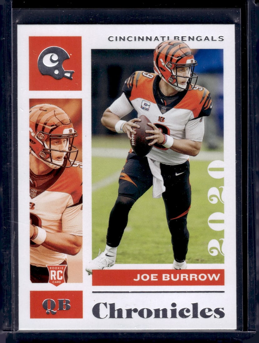 Joe Burrow RC 2020 Panini Chronicles #19, Rookie Card, Football Cards, NFL Trading Cards (1 of 2)