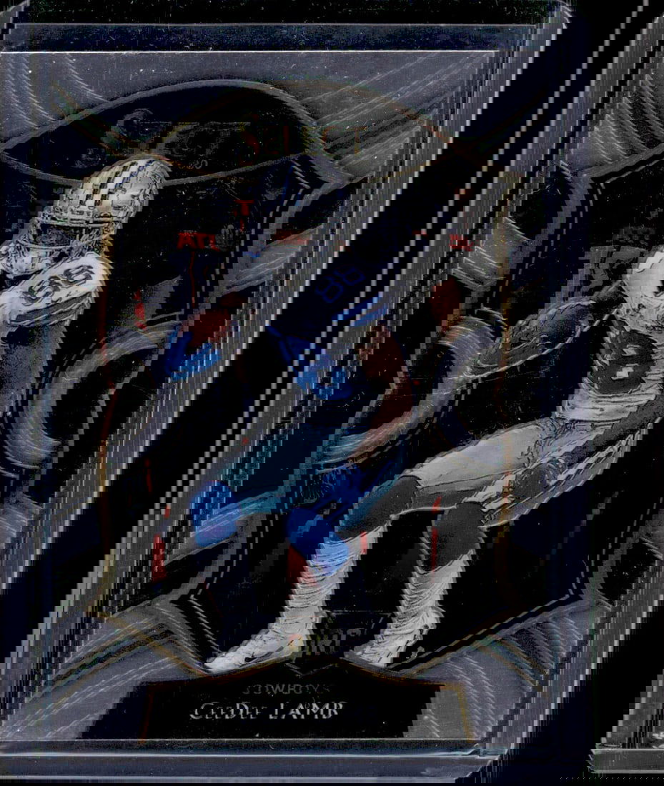 CeeDee Lamb RC 2020 Panini Select #57, Rookie Card, NFL Trading Cards, Dallas Cowboys (1 of 2)