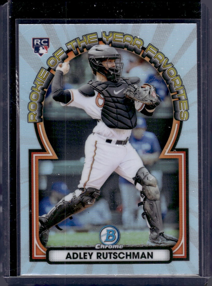 Adley Rutschman RC Refractor 2023 Bowman Chrome #ROYF-4: Adley Rutschman RC Refractor 2023 Bowman Chrome #ROYF-4