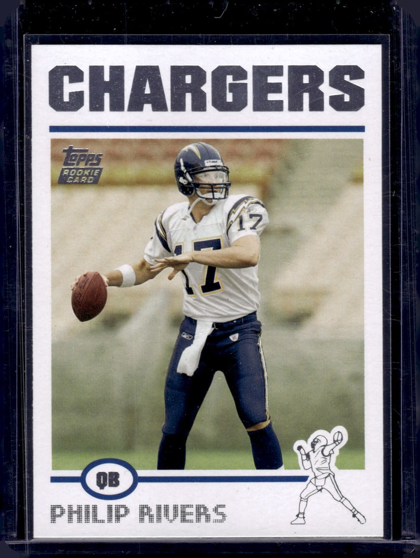 Philip Rivers RC 2004 Topps #375 Football Card Sports Card (1 of 2)