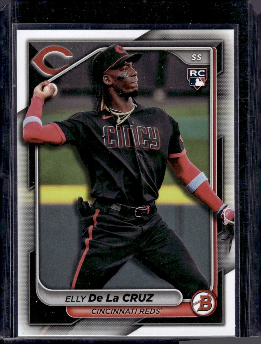Elly De La Cruz RC 2024 Bowman #22 Baseball Card (1 of 2)